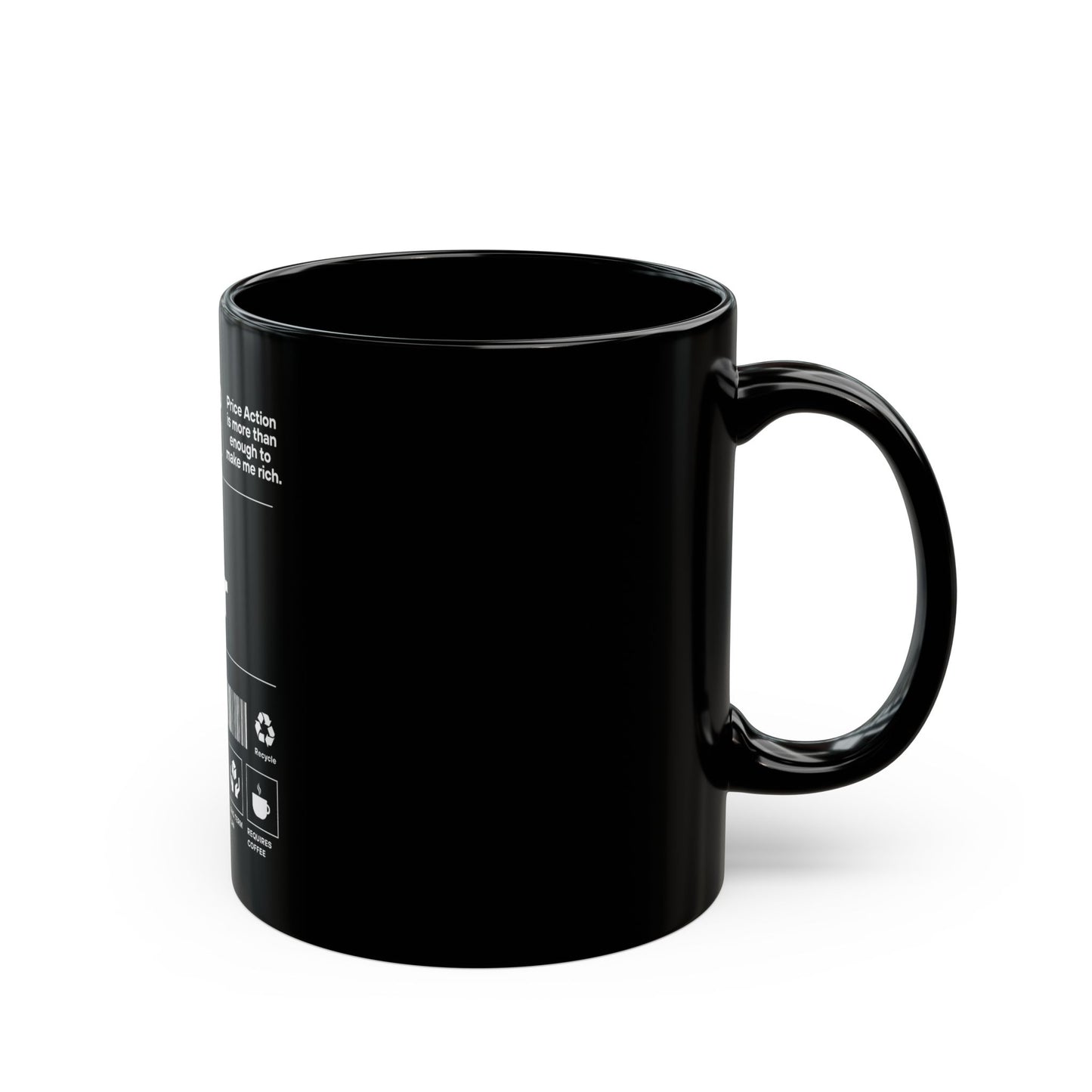 Forex Trader Black Mug