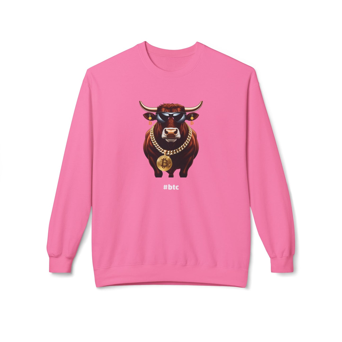 Bull Bitcoin Softstyle Fleece Sweatshirt