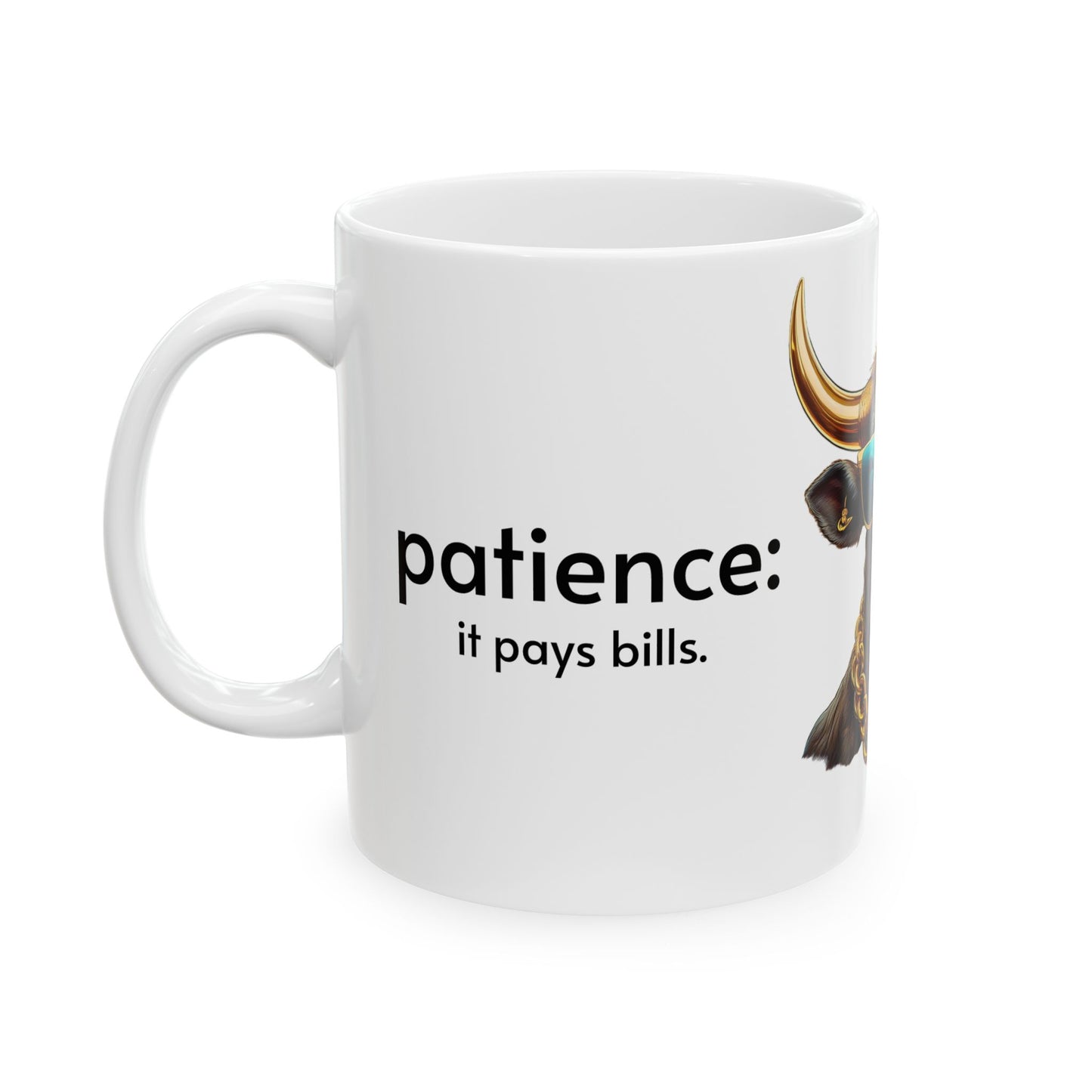 Bullish BTC Ceramic Mug (11oz, 15oz)