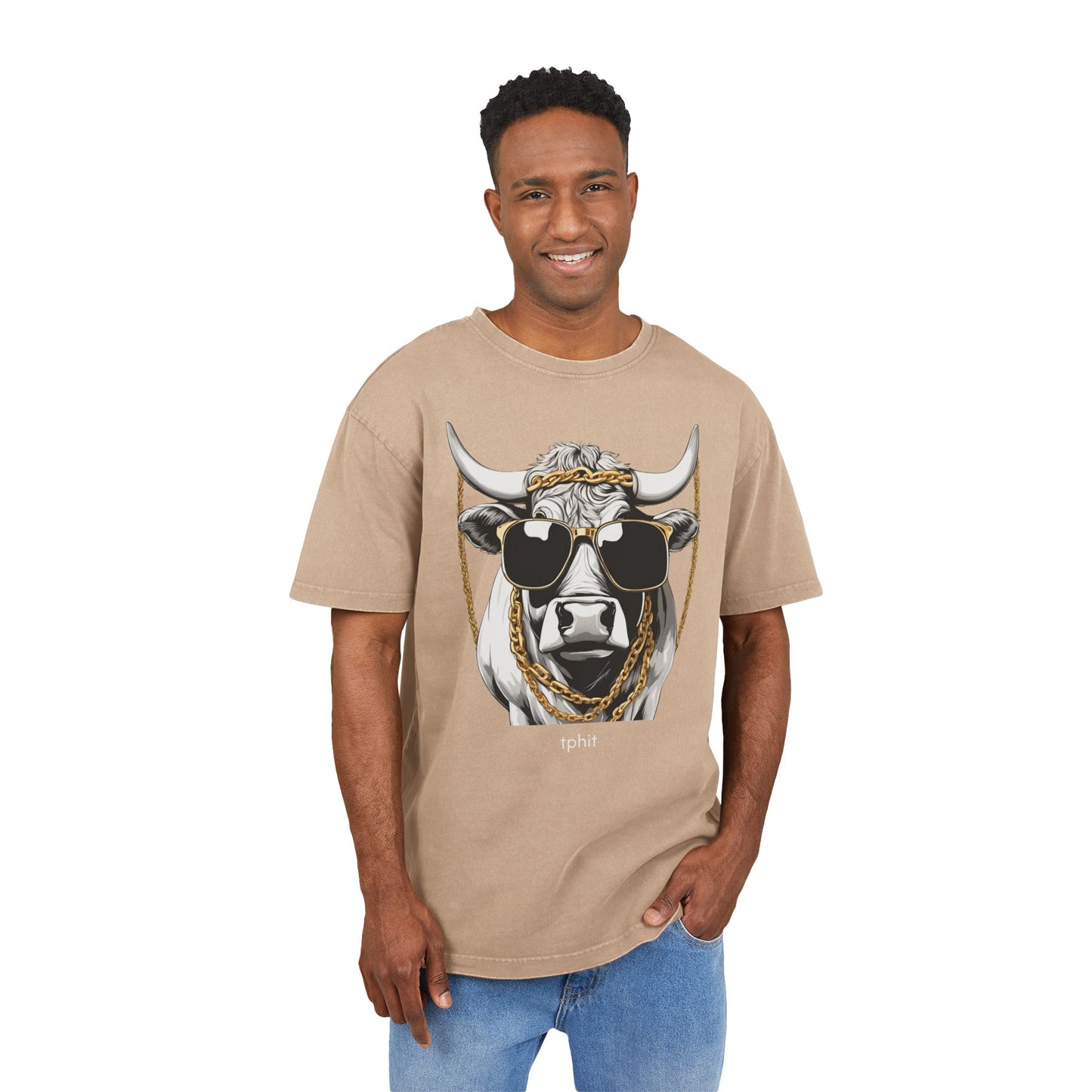 Bull Gold Head Oversize T-shirt