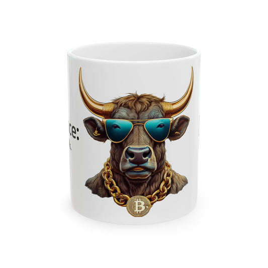 Bullish BTC Ceramic Mug (11oz, 15oz)