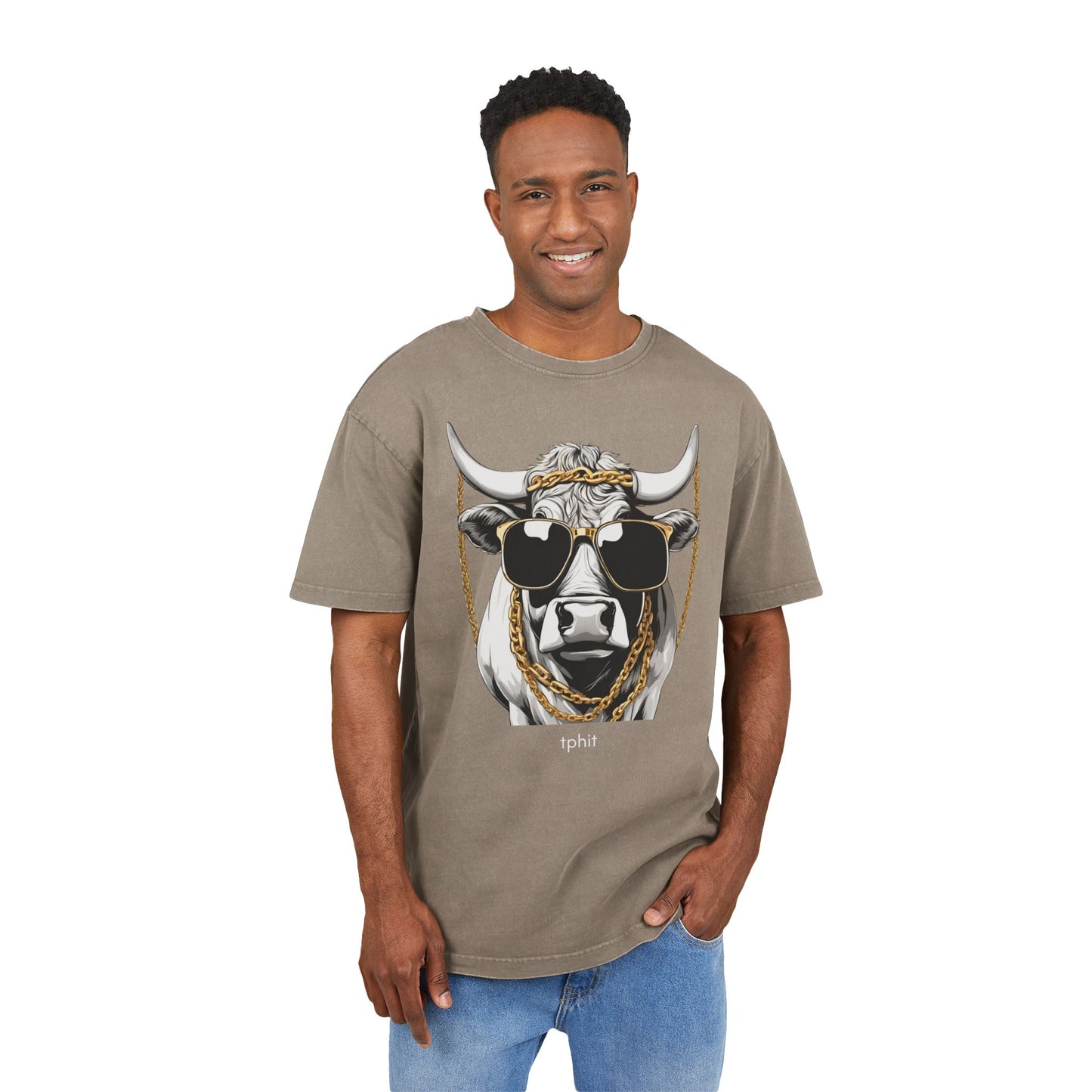 Bull Gold Head Oversize T-shirt