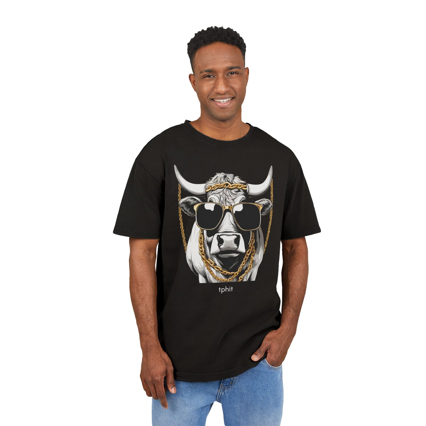 Bull Gold Head Oversize T-shirt