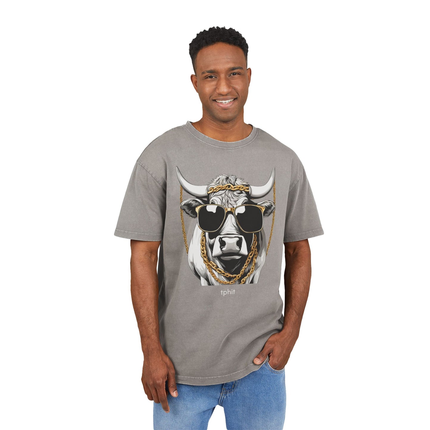 Bull Gold Head Oversize T-shirt