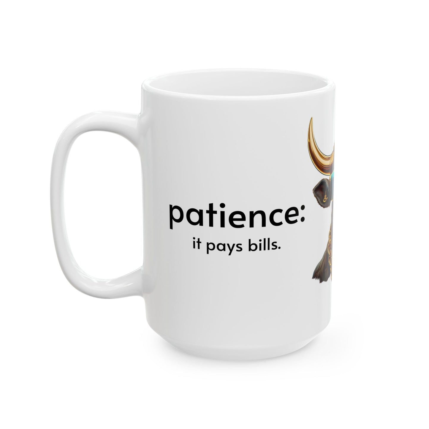 Bullish BTC Ceramic Mug (11oz, 15oz)