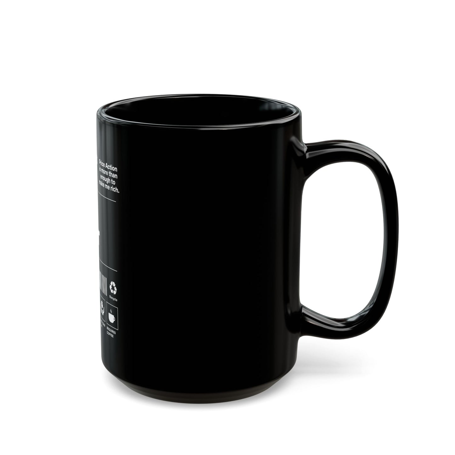 Forex Trader Black Mug