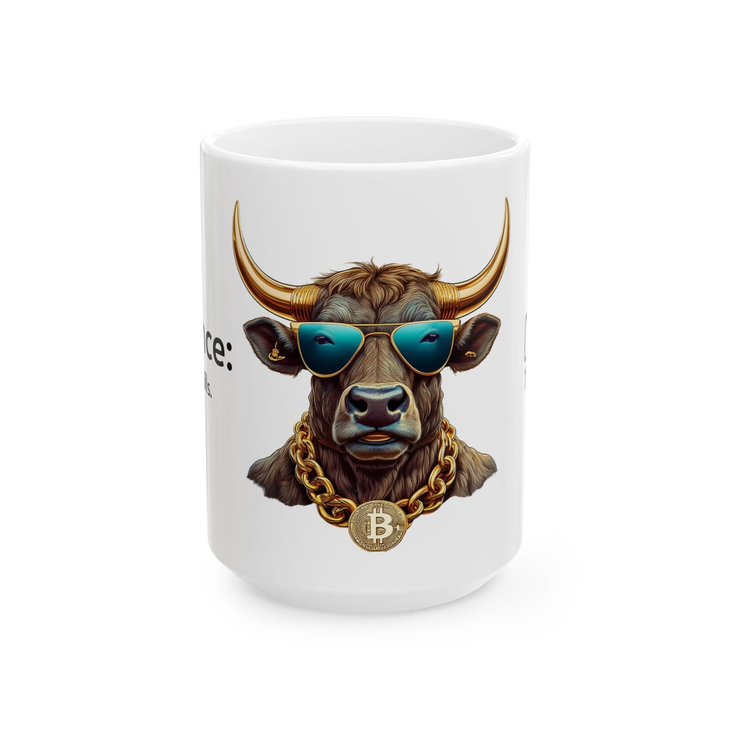 Bullish BTC Ceramic Mug (11oz, 15oz)