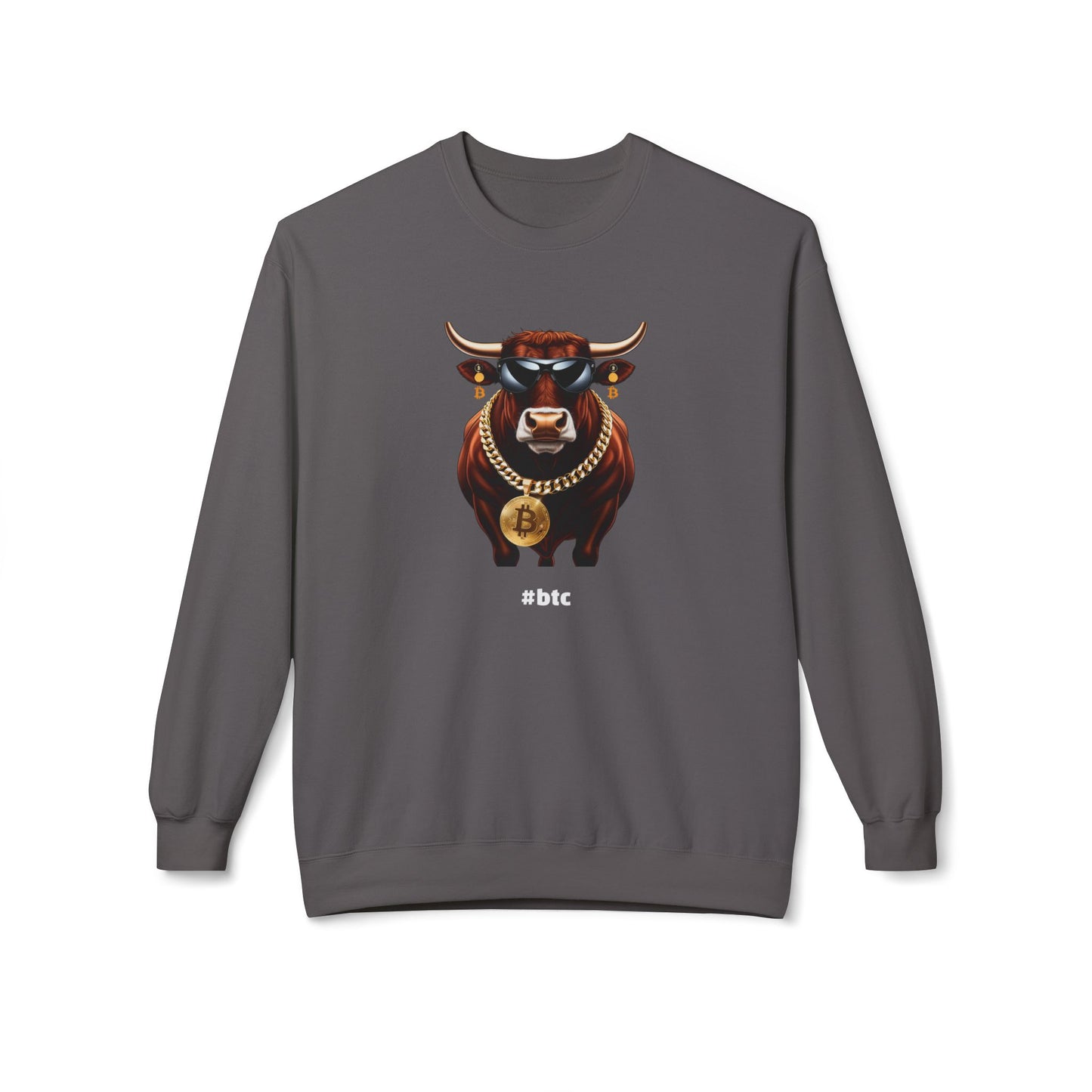 Bull Bitcoin Softstyle Fleece Sweatshirt