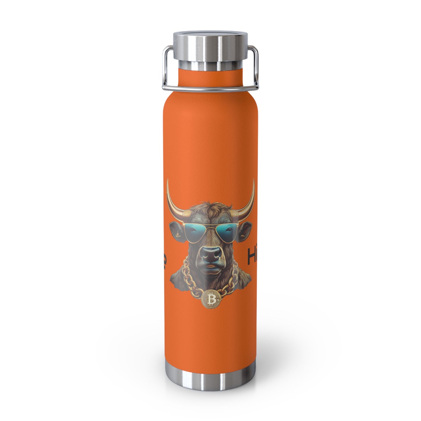 Bull Bitcoin Vacuum Insulated Bottle, 22oz - 650ml