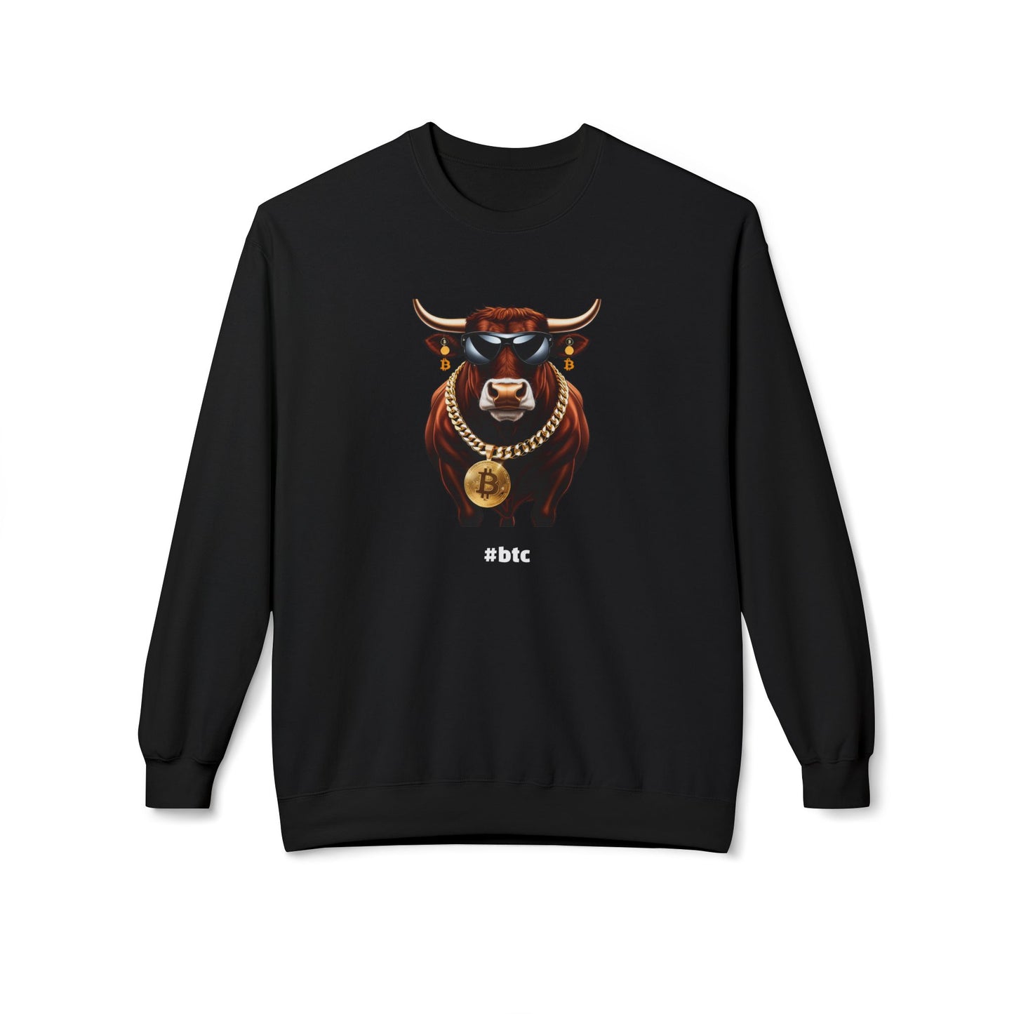 Bull Bitcoin Softstyle Fleece Sweatshirt